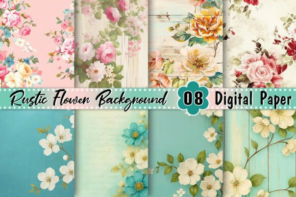 Download Rustic Flower Background - Flower background Collection