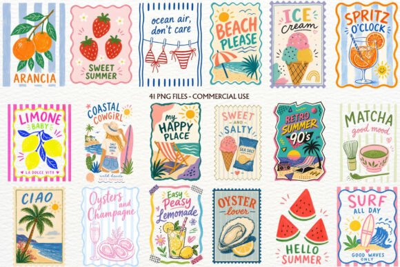 Download Coastal Summer Clipart Italian Vacation - Coastal Collection