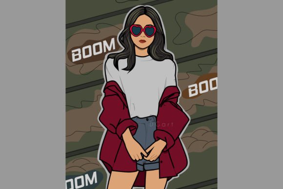 Download Pop Girl Illustration - Girl illustration Collection