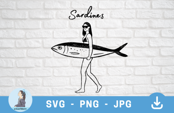 Download Coastal Girl Illustration | Surfer Girl - Coastal Collection