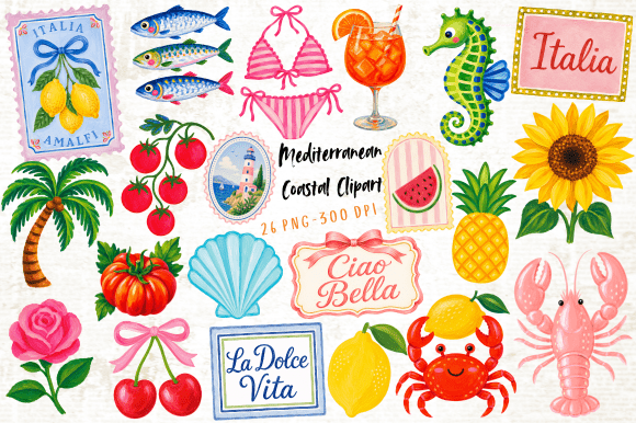 Download Mediterranean Coastal Clipart PNG - Coastal Collection
