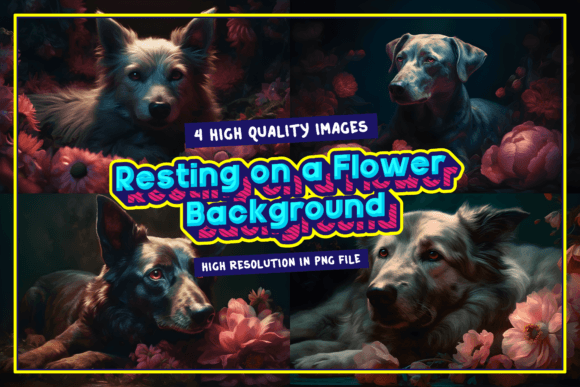 Download Resting on a Flower Background - Flower background Collection