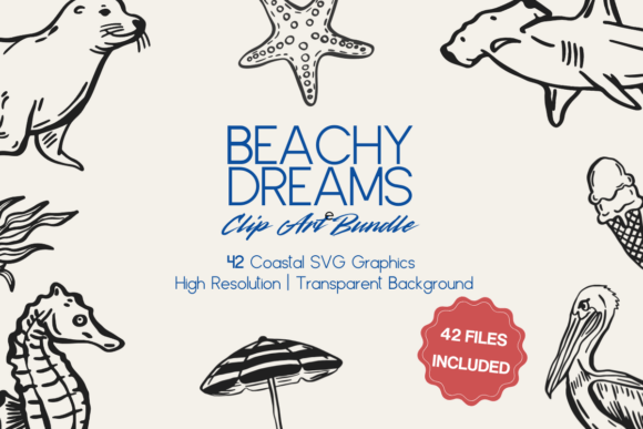 Download Beach SVG Bundle | Coastal Cut Files - Coastal Collection